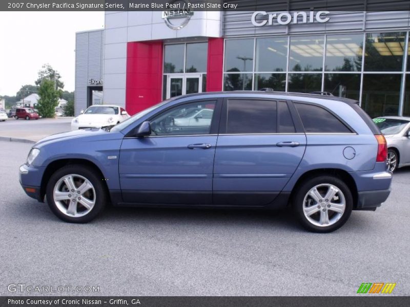 Marine Blue Pearl / Pastel Slate Gray 2007 Chrysler Pacifica Signature Series