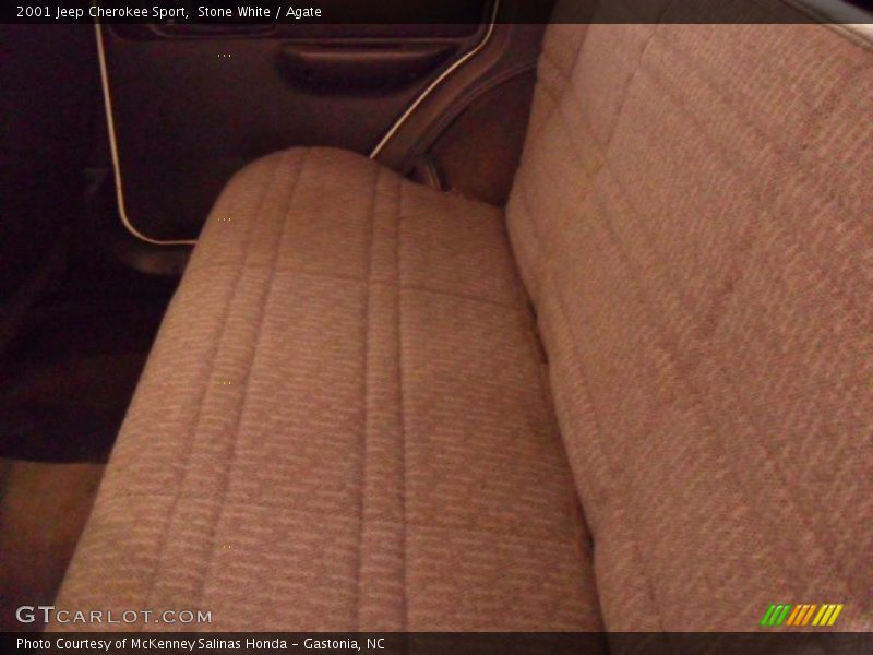Stone White / Agate 2001 Jeep Cherokee Sport