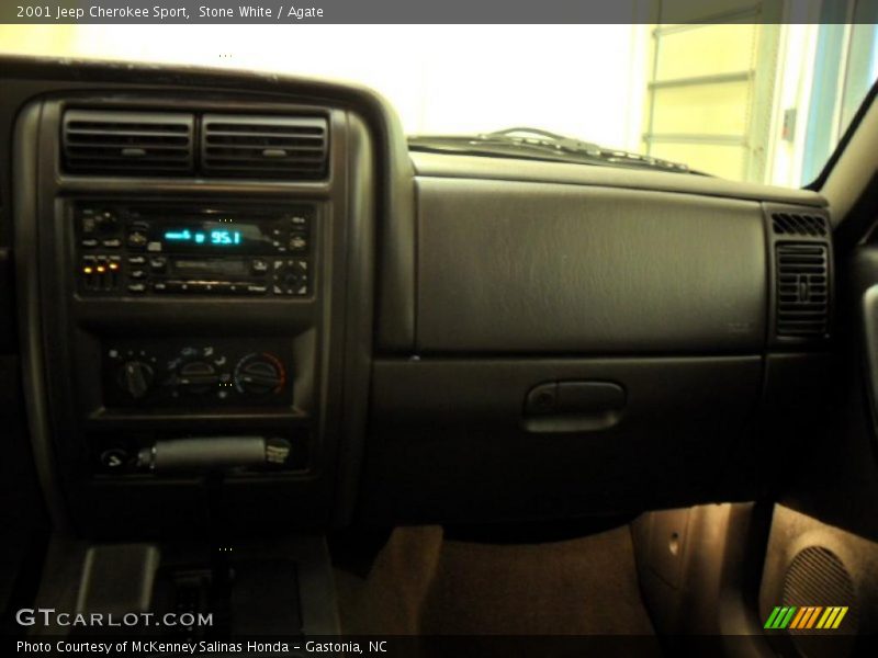 Stone White / Agate 2001 Jeep Cherokee Sport