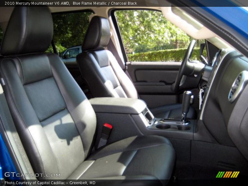 Blue Flame Metallic / Charcoal Black 2010 Mercury Mountaineer V6 AWD