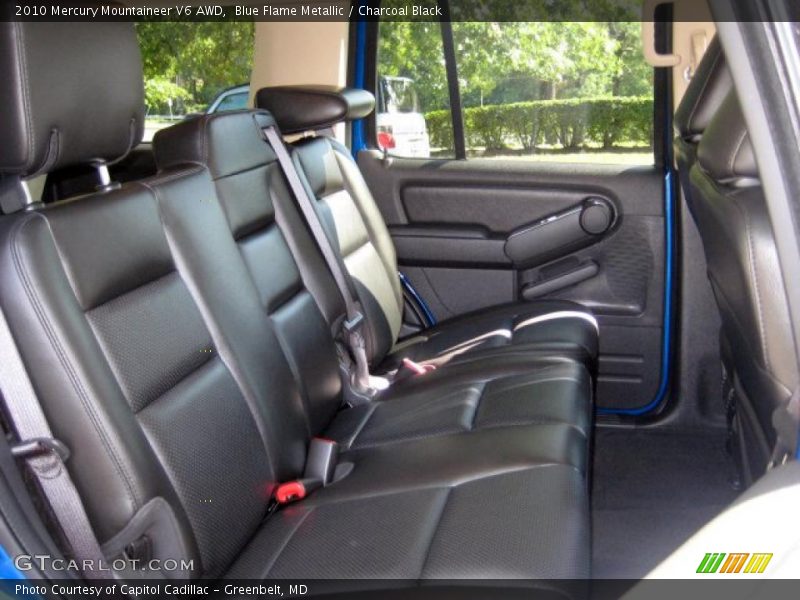 Blue Flame Metallic / Charcoal Black 2010 Mercury Mountaineer V6 AWD