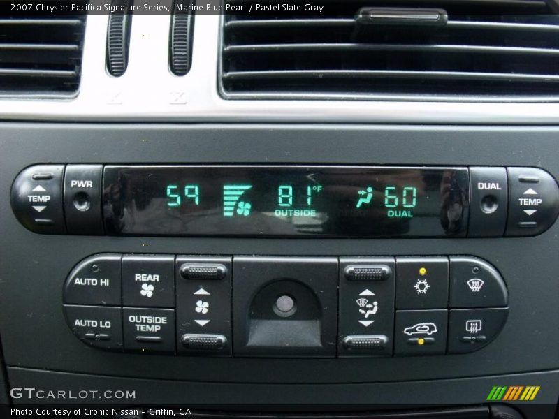 Marine Blue Pearl / Pastel Slate Gray 2007 Chrysler Pacifica Signature Series
