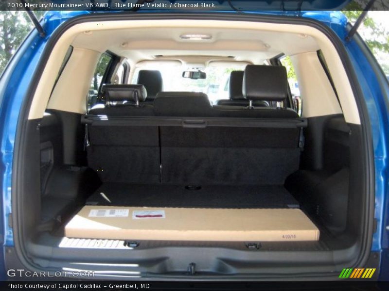 Blue Flame Metallic / Charcoal Black 2010 Mercury Mountaineer V6 AWD