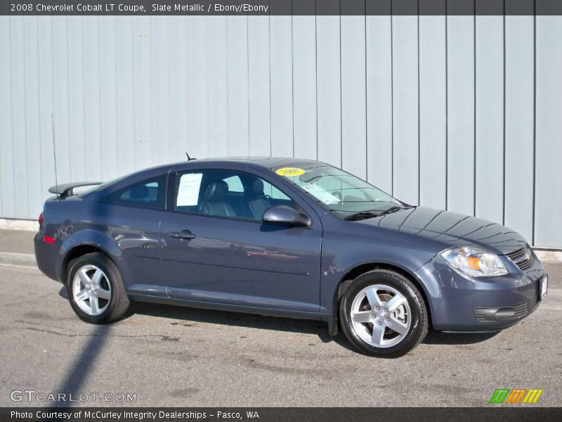 Slate Metallic / Ebony/Ebony 2008 Chevrolet Cobalt LT Coupe