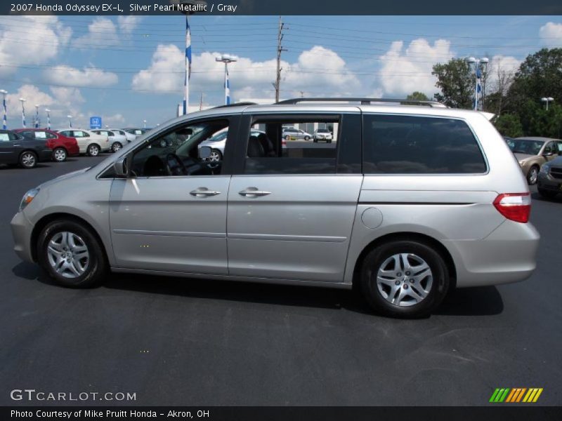 Silver Pearl Metallic / Gray 2007 Honda Odyssey EX-L