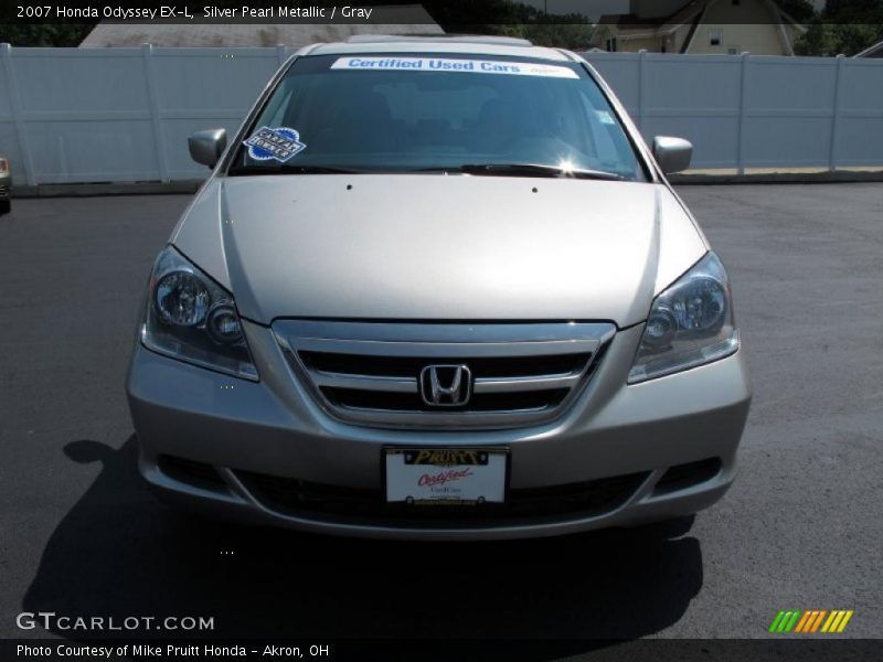 Silver Pearl Metallic / Gray 2007 Honda Odyssey EX-L