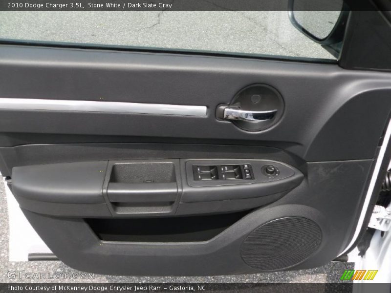 Stone White / Dark Slate Gray 2010 Dodge Charger 3.5L