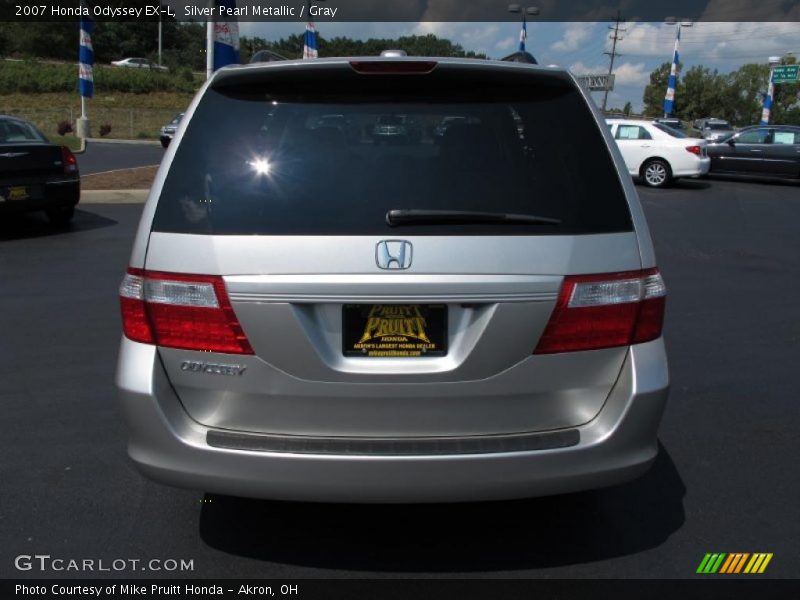 Silver Pearl Metallic / Gray 2007 Honda Odyssey EX-L