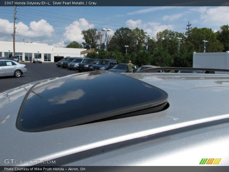 Silver Pearl Metallic / Gray 2007 Honda Odyssey EX-L