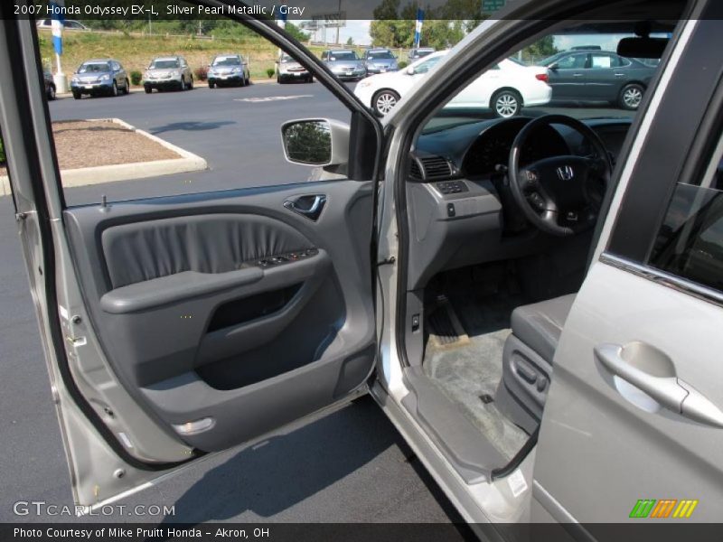 Silver Pearl Metallic / Gray 2007 Honda Odyssey EX-L