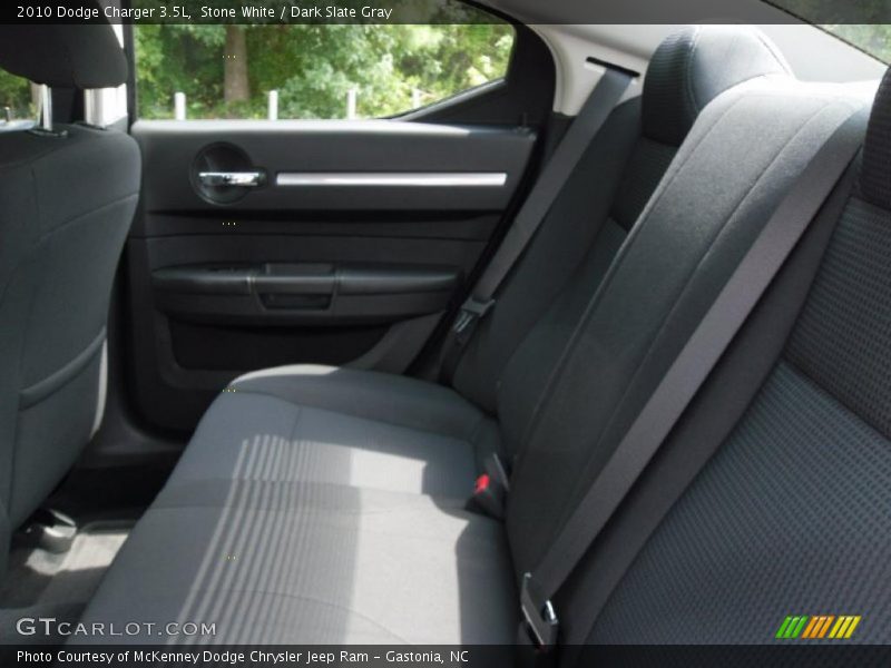 Stone White / Dark Slate Gray 2010 Dodge Charger 3.5L