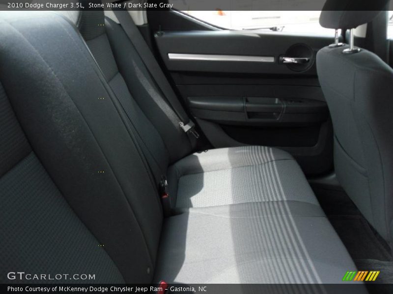Stone White / Dark Slate Gray 2010 Dodge Charger 3.5L