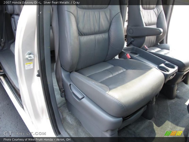 Silver Pearl Metallic / Gray 2007 Honda Odyssey EX-L