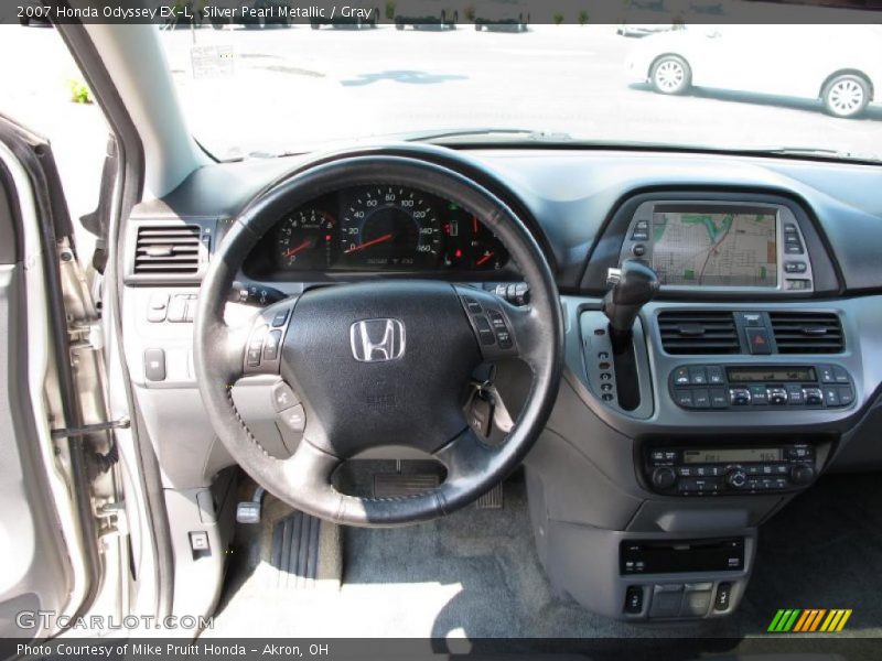 Silver Pearl Metallic / Gray 2007 Honda Odyssey EX-L