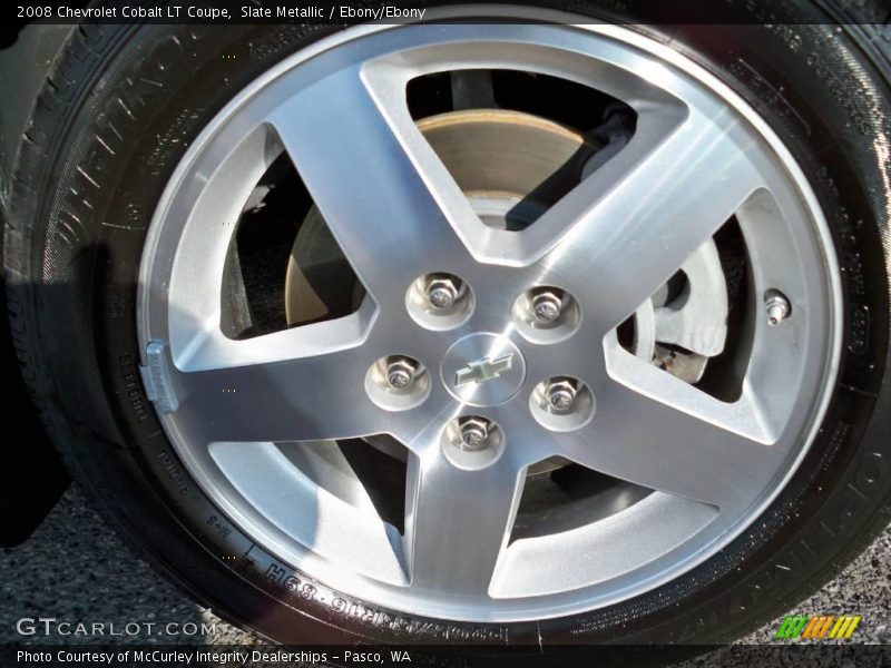 Slate Metallic / Ebony/Ebony 2008 Chevrolet Cobalt LT Coupe
