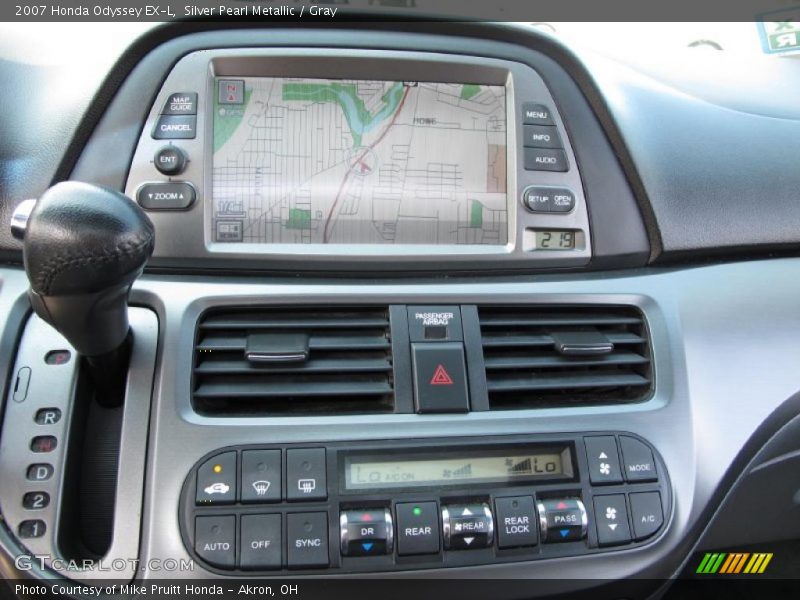 Silver Pearl Metallic / Gray 2007 Honda Odyssey EX-L