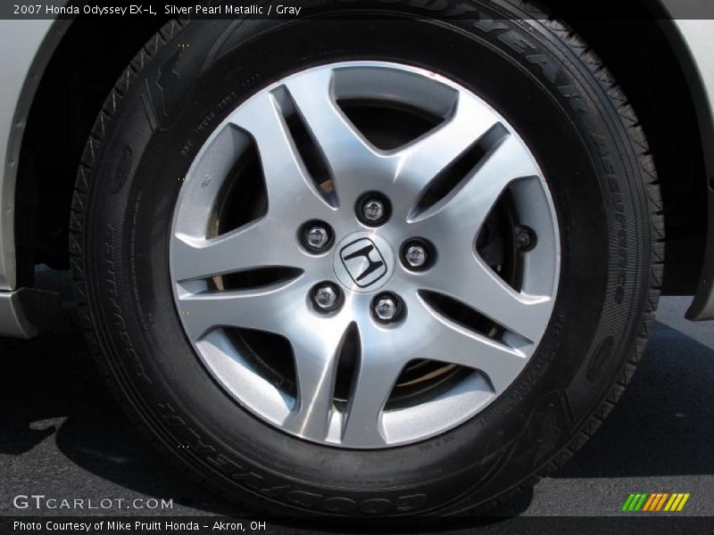 Silver Pearl Metallic / Gray 2007 Honda Odyssey EX-L