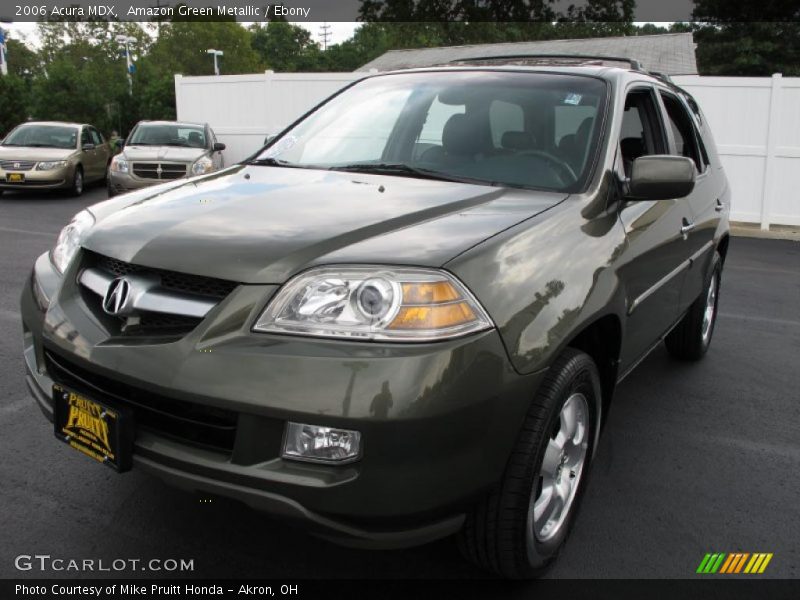 Amazon Green Metallic / Ebony 2006 Acura MDX