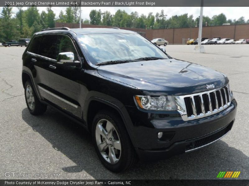 Blackberry Pearl / Black/Light Frost Beige 2011 Jeep Grand Cherokee Limited 4x4