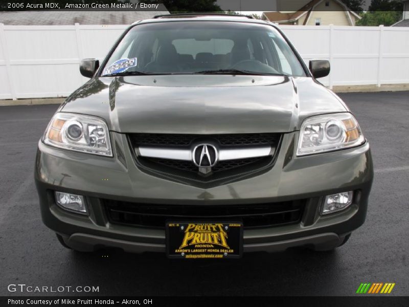 Amazon Green Metallic / Ebony 2006 Acura MDX