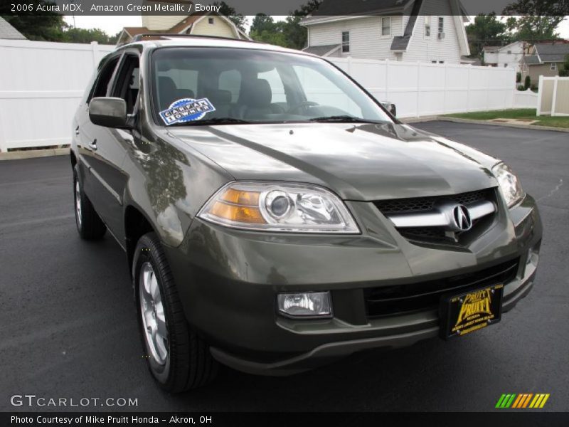 Amazon Green Metallic / Ebony 2006 Acura MDX