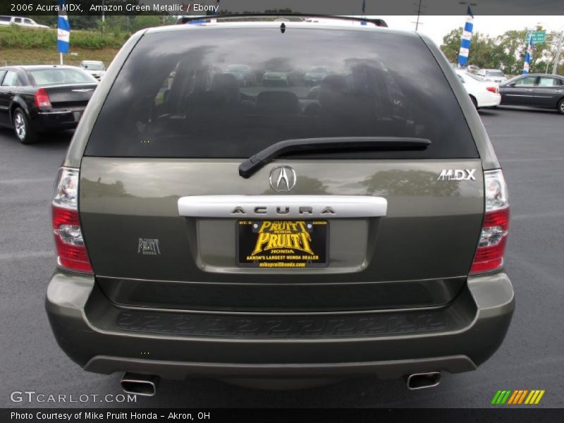Amazon Green Metallic / Ebony 2006 Acura MDX