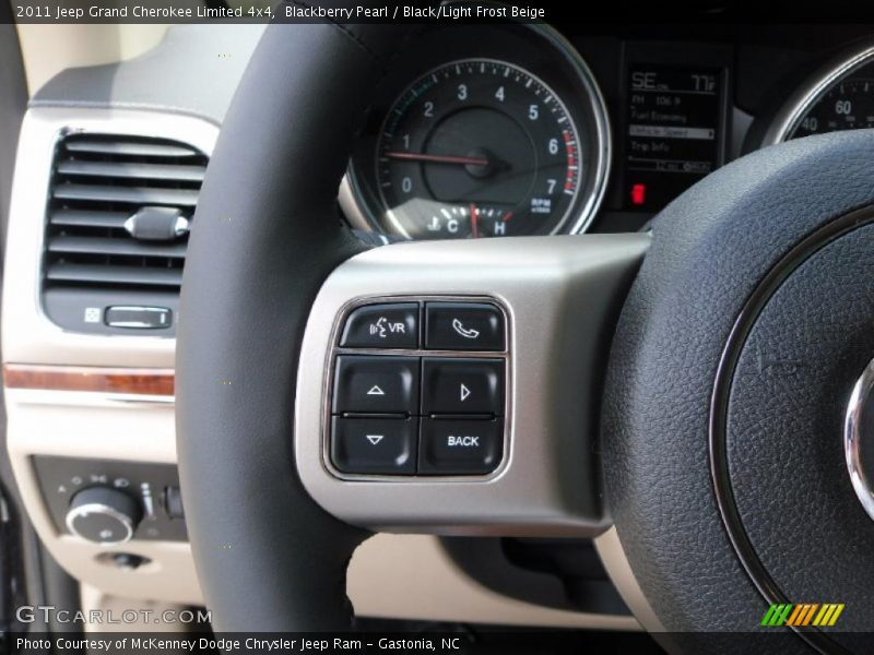 Blackberry Pearl / Black/Light Frost Beige 2011 Jeep Grand Cherokee Limited 4x4