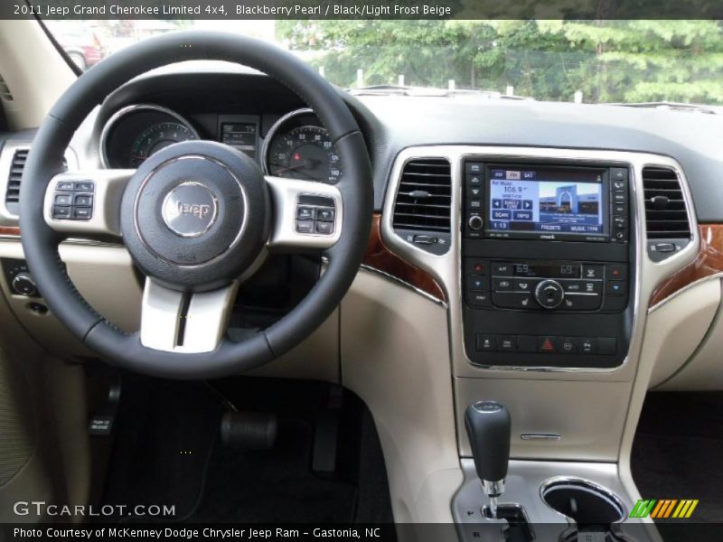 Blackberry Pearl / Black/Light Frost Beige 2011 Jeep Grand Cherokee Limited 4x4