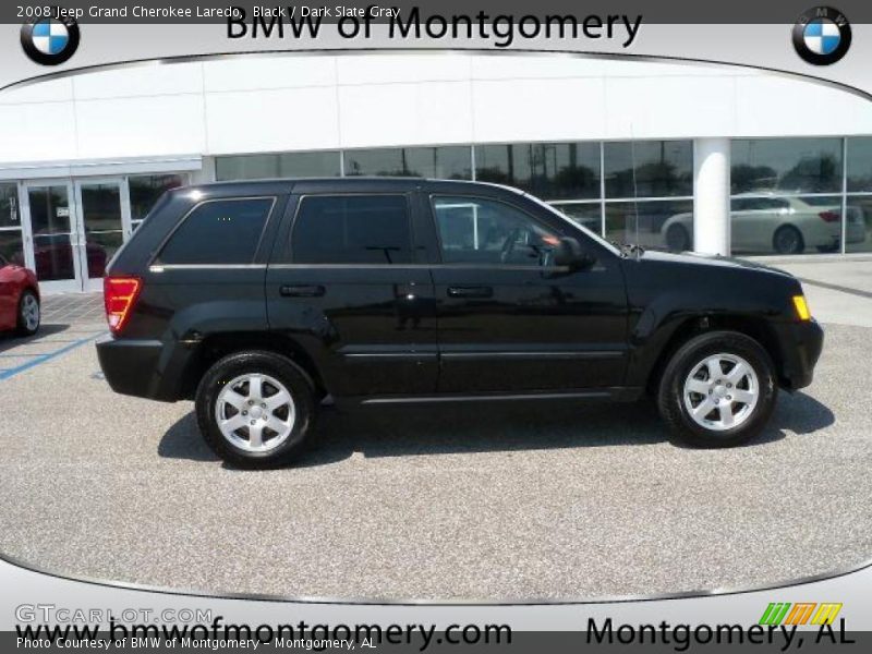 Black / Dark Slate Gray 2008 Jeep Grand Cherokee Laredo