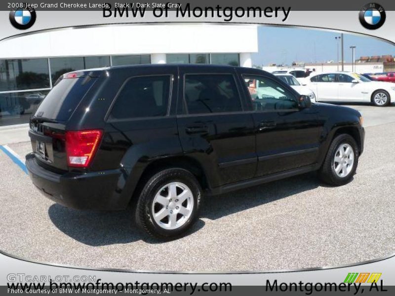 Black / Dark Slate Gray 2008 Jeep Grand Cherokee Laredo