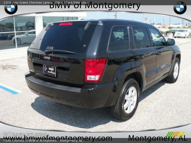 Black / Dark Slate Gray 2008 Jeep Grand Cherokee Laredo