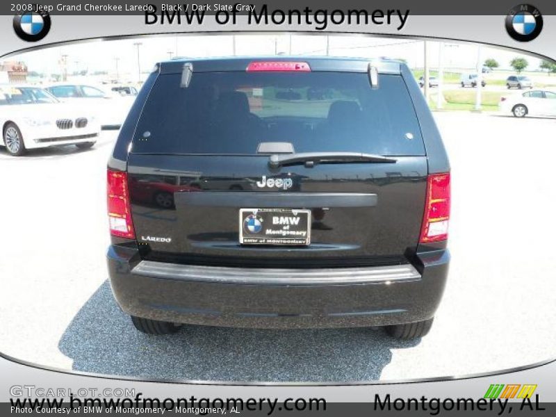 Black / Dark Slate Gray 2008 Jeep Grand Cherokee Laredo