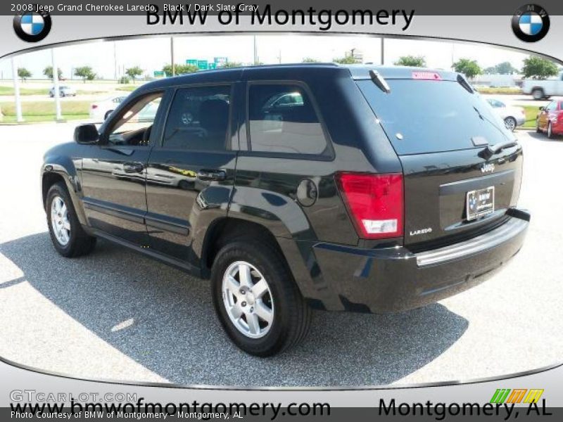 Black / Dark Slate Gray 2008 Jeep Grand Cherokee Laredo