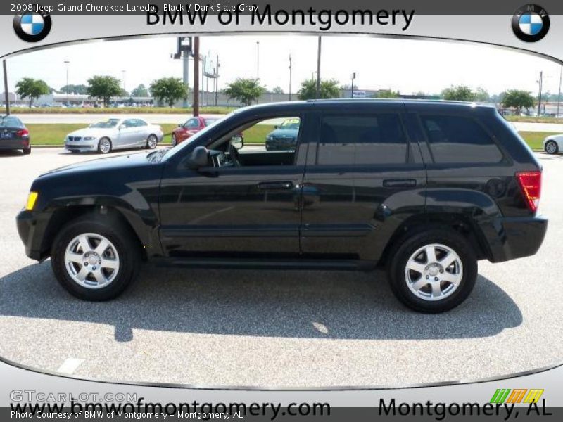 Black / Dark Slate Gray 2008 Jeep Grand Cherokee Laredo