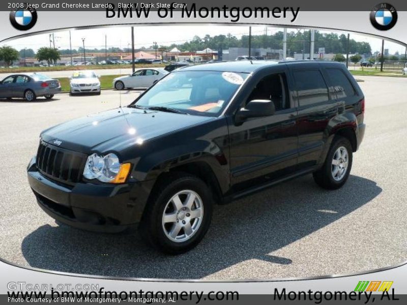Black / Dark Slate Gray 2008 Jeep Grand Cherokee Laredo