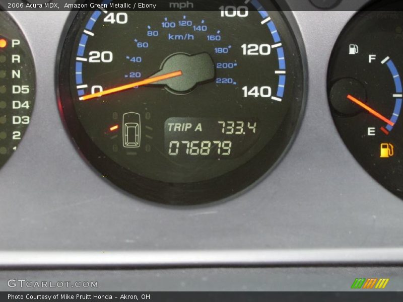 Amazon Green Metallic / Ebony 2006 Acura MDX