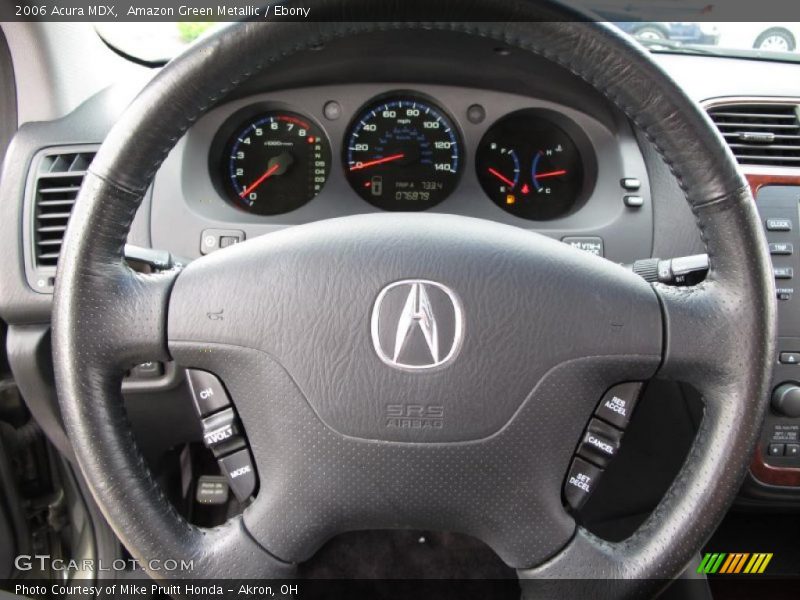 Amazon Green Metallic / Ebony 2006 Acura MDX