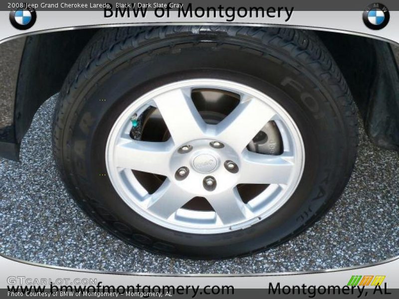 Black / Dark Slate Gray 2008 Jeep Grand Cherokee Laredo