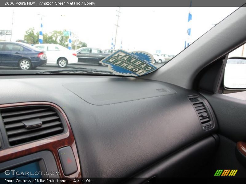Amazon Green Metallic / Ebony 2006 Acura MDX