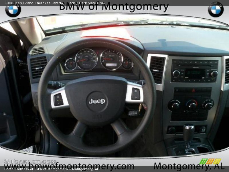 Black / Dark Slate Gray 2008 Jeep Grand Cherokee Laredo