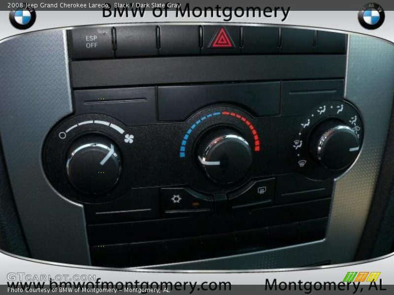 Black / Dark Slate Gray 2008 Jeep Grand Cherokee Laredo