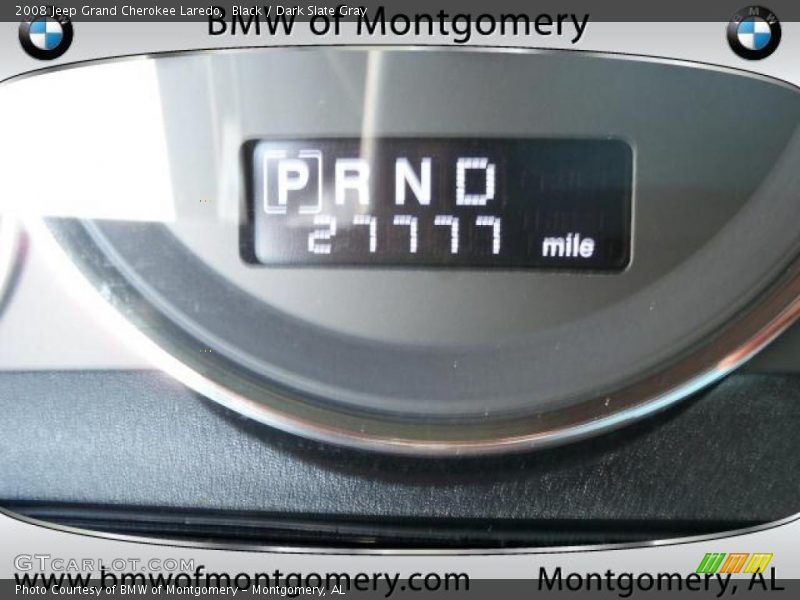 Black / Dark Slate Gray 2008 Jeep Grand Cherokee Laredo