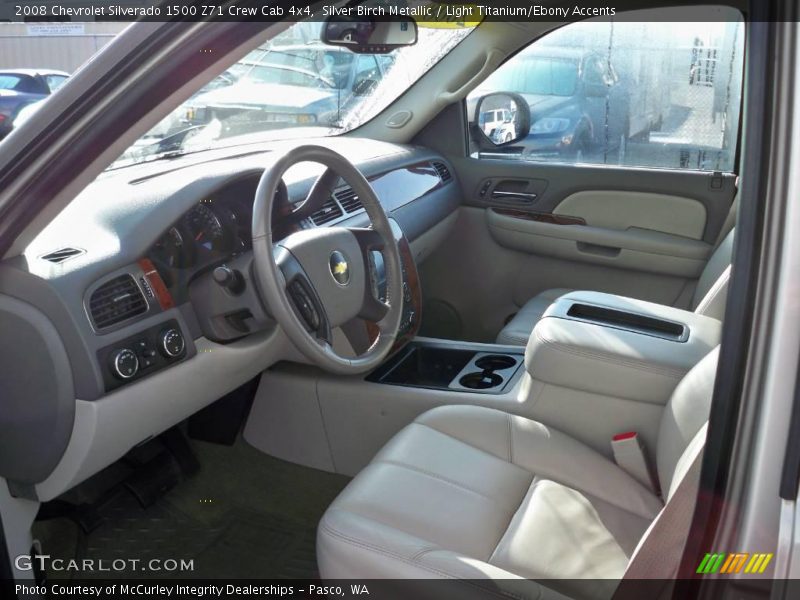 Silver Birch Metallic / Light Titanium/Ebony Accents 2008 Chevrolet Silverado 1500 Z71 Crew Cab 4x4