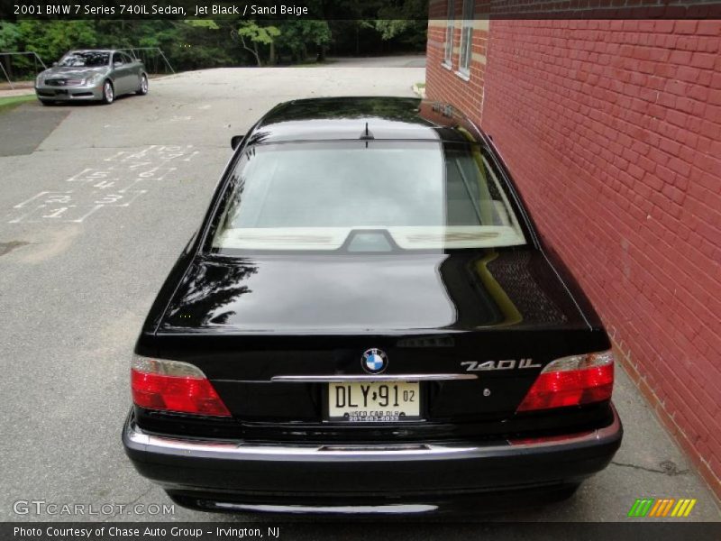 Jet Black / Sand Beige 2001 BMW 7 Series 740iL Sedan