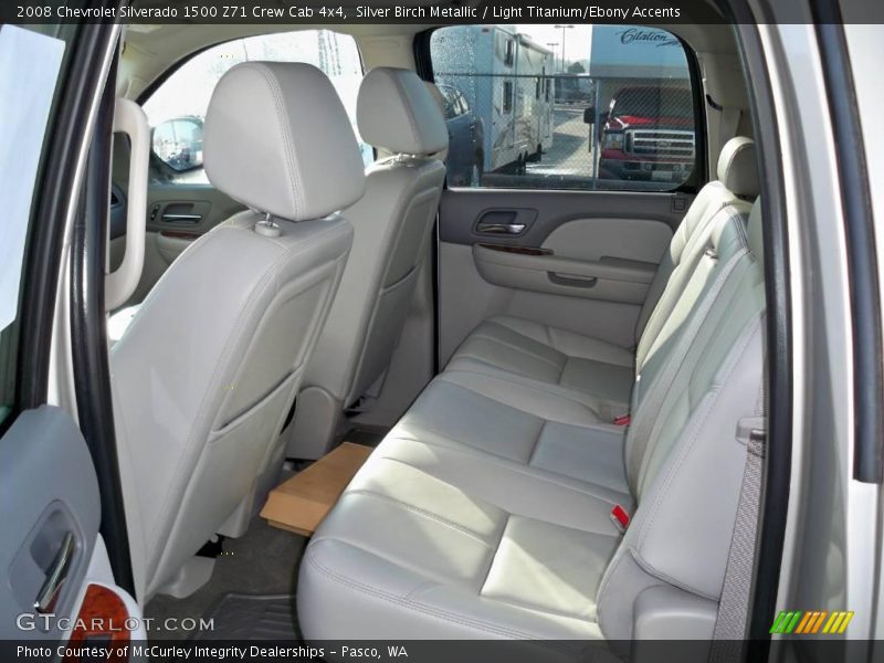 Silver Birch Metallic / Light Titanium/Ebony Accents 2008 Chevrolet Silverado 1500 Z71 Crew Cab 4x4
