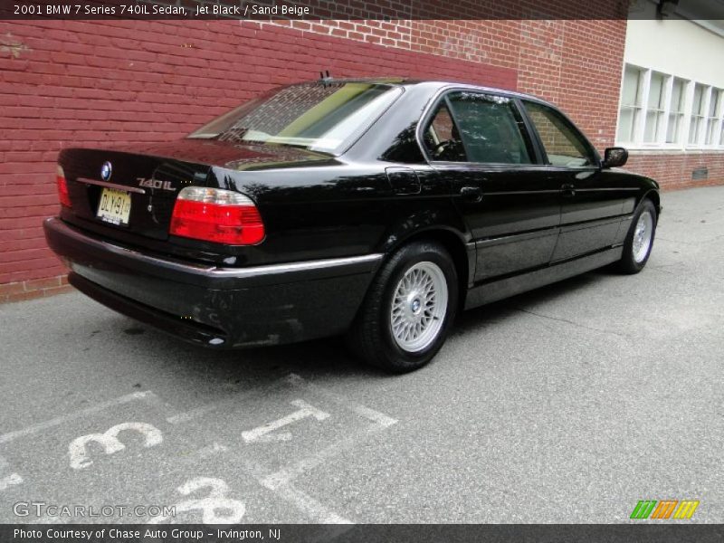 Jet Black / Sand Beige 2001 BMW 7 Series 740iL Sedan