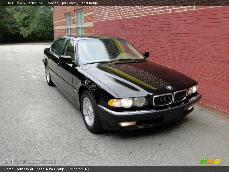 Jet Black / Sand Beige 2001 BMW 7 Series 740iL Sedan