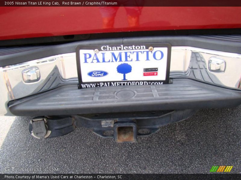 Red Brawn / Graphite/Titanium 2005 Nissan Titan LE King Cab