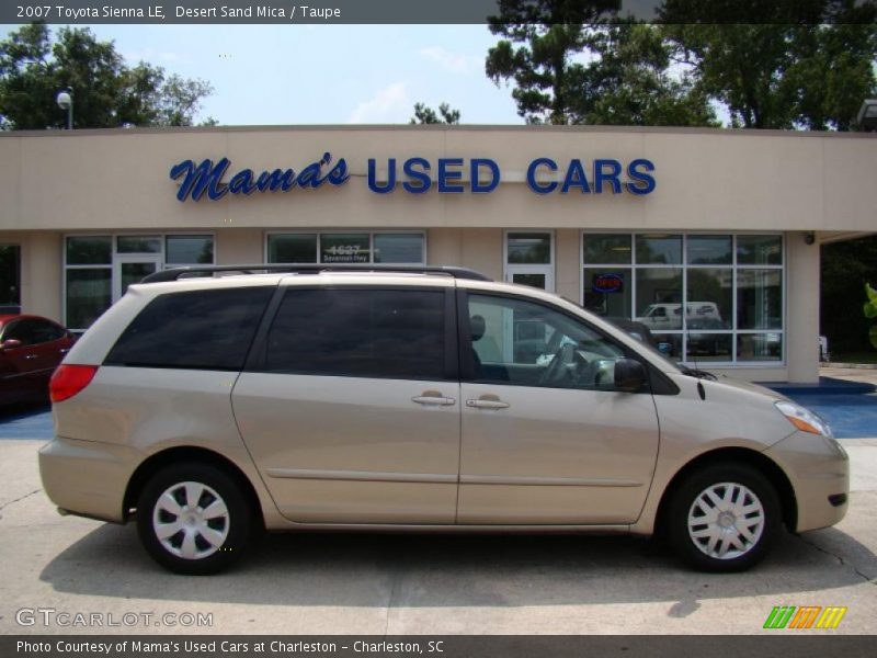 Desert Sand Mica / Taupe 2007 Toyota Sienna LE