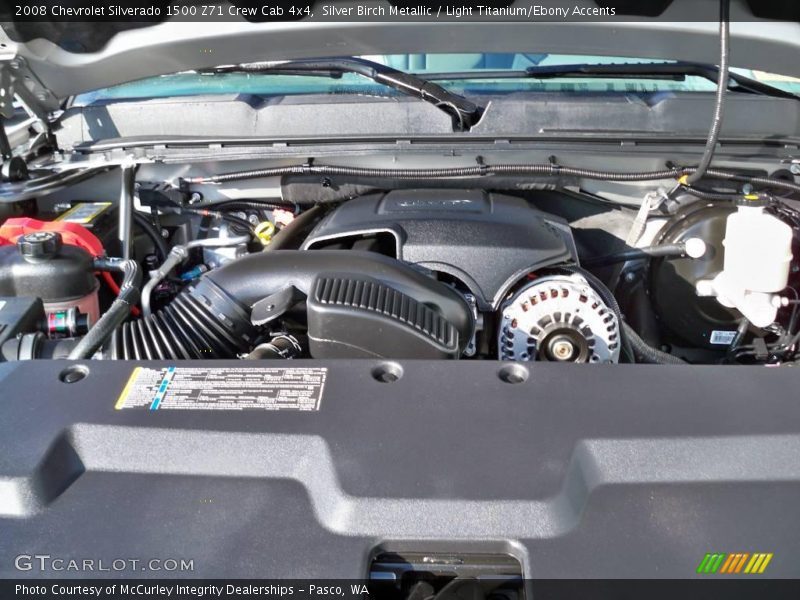 Silver Birch Metallic / Light Titanium/Ebony Accents 2008 Chevrolet Silverado 1500 Z71 Crew Cab 4x4